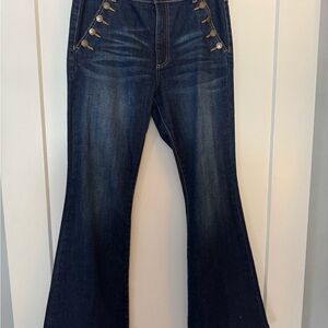 Ramy Brook Dark Blue Flare Jeans